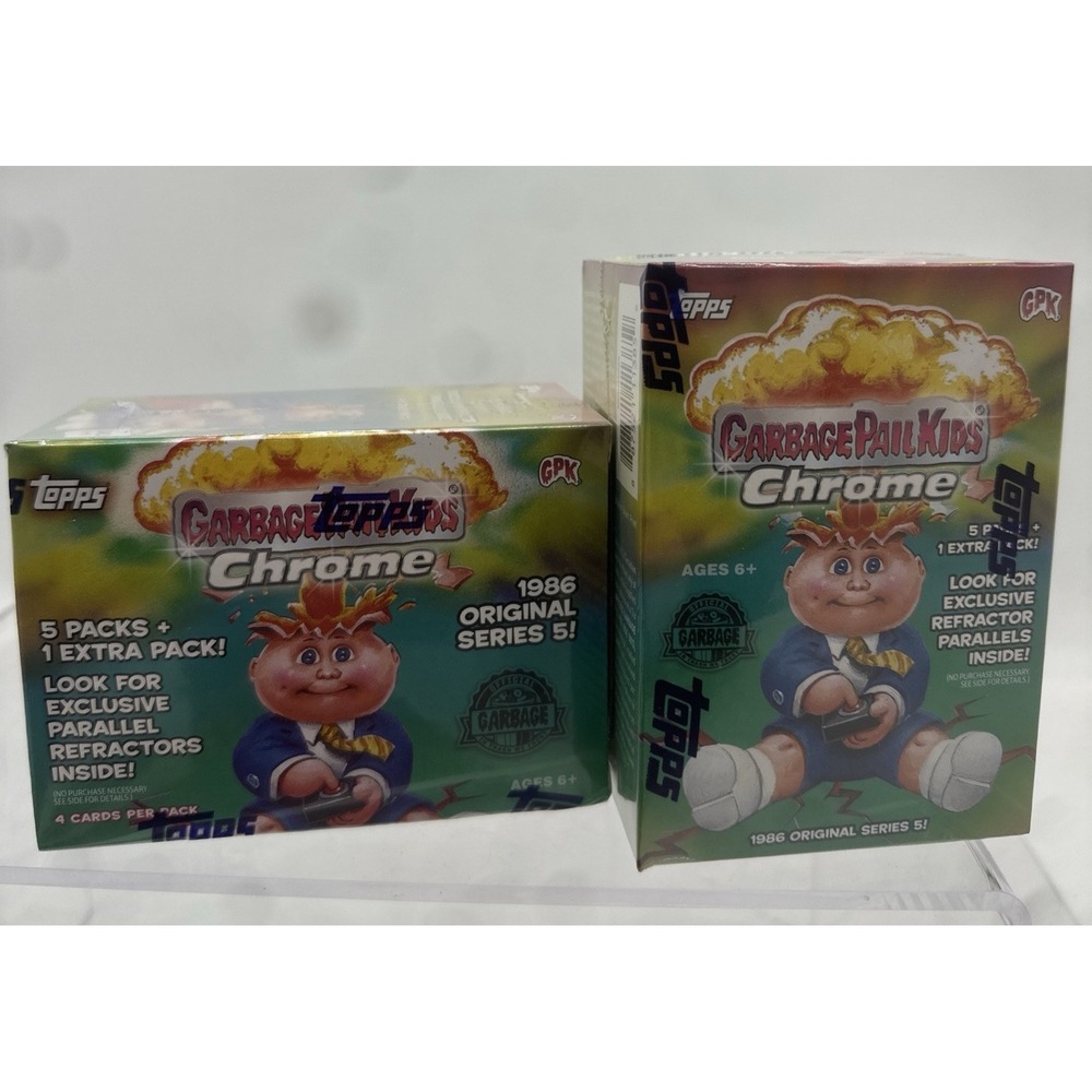 2-2022 GPK Garbage Pail Kids Topps Chrome Series 5 Five Sealed Blaster Box